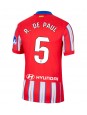 Atletico Madrid Rodrigo De Paul #5 Hjemmedrakt 2024-25 Korte ermer